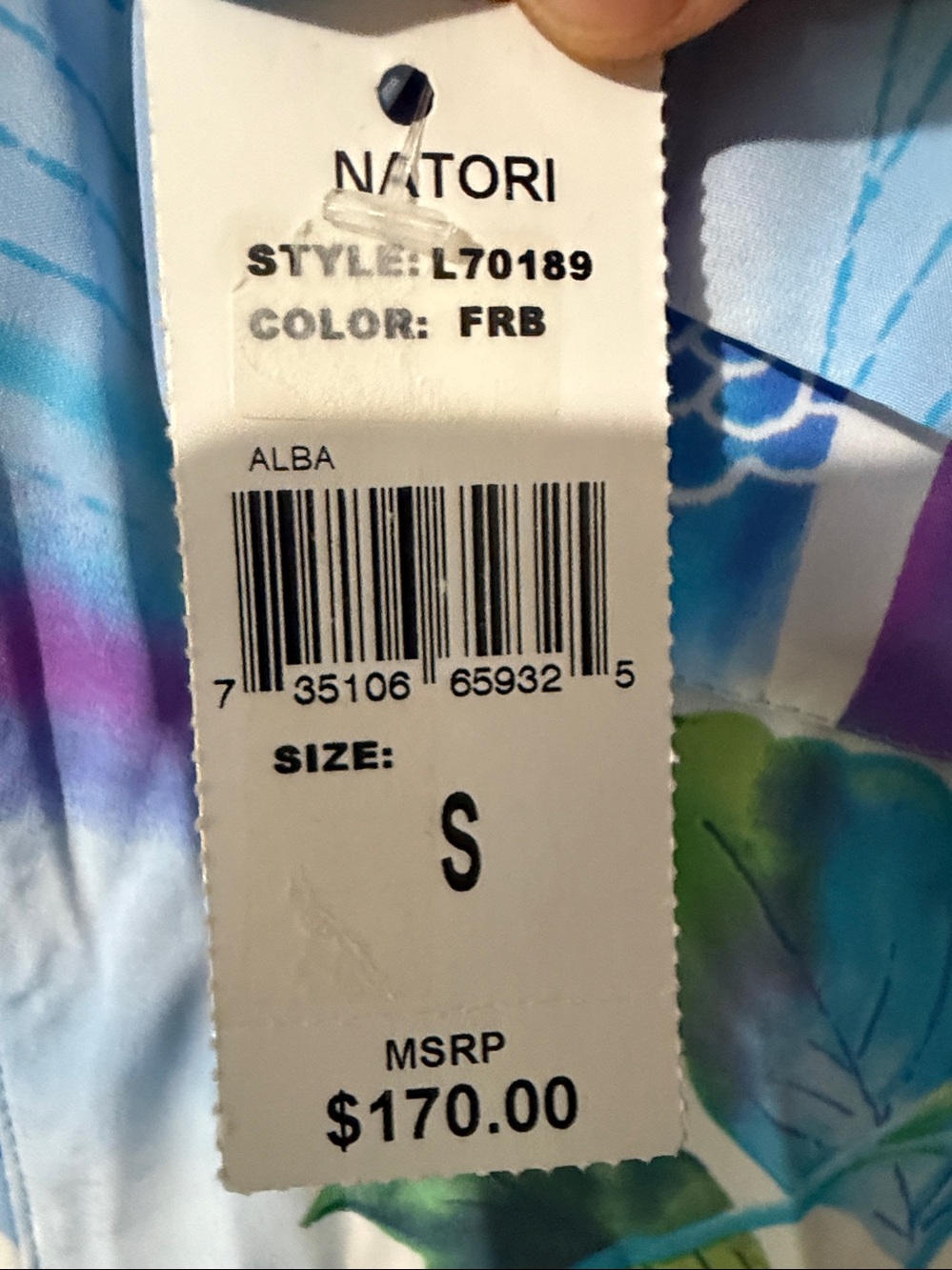 NWT NATORI LUXURY zip caftan size small - Picture 9 of 9